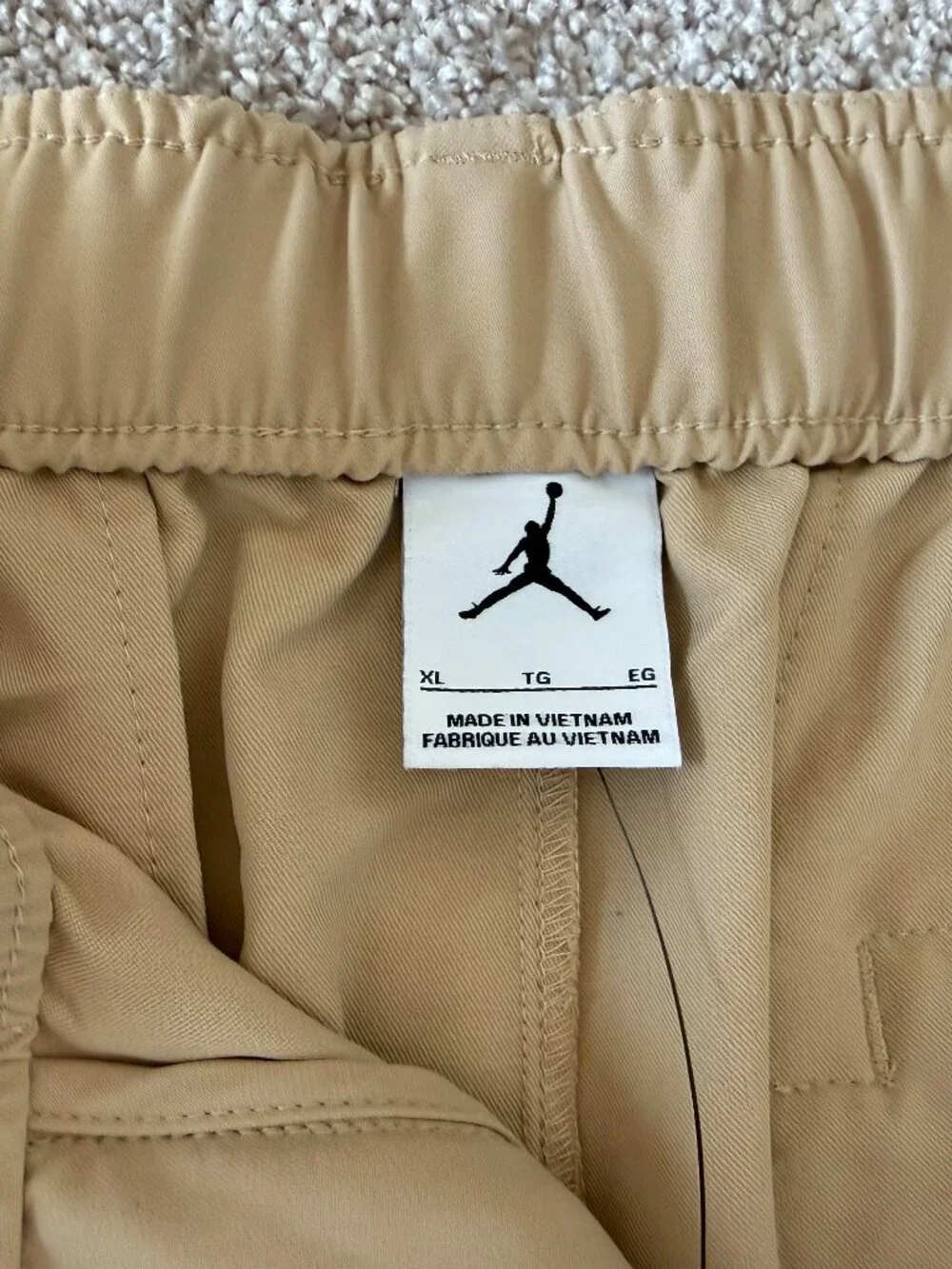 MSRP $110 - Men's XL Jordan Loose Fit/Couple Large/ Golf Pants HQ8673-248-Beige